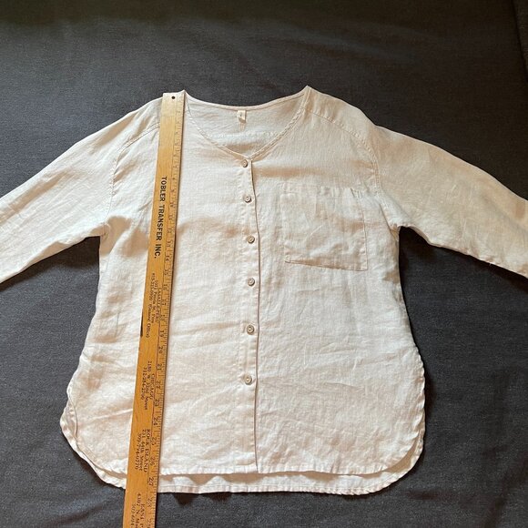 ❤️❤️❤️Grae Cove Button Down Linnen Shirt - Picture 7 of 8